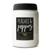 MILKHOUSE CANDLE Peaches & Poppies mirisna svijeća Farmhouse Jar (737 g)