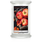 Kringle Candle Bourbon Apple & Oud velika mirisna svijeća s 2 fitilja (624 g)