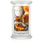 Kringle Candle Salted Maple Pumpkin velika mirisna svijeća s 2 fitilja (624 g)