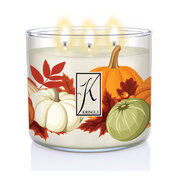 Kringle Candle TUMBLER Mirisna svijeća s 3 fitilja Salted Maple Pumpkin (411 g)