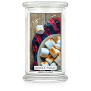 Kringle Candle Warm & Toasty velika mirisna svijeća s 2 fitilja (624 g)