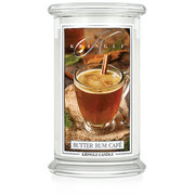 Kringle Candle Butter Rum Cafe velika mirisna svijeća s 2 fitilja (624 g)