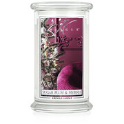 Kringle Candle Sugar Plum & Myrrh velika mirisna svijeća s 2 fitilja (624 g)