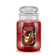Country Candle Cran Apple Toddy velika mirisna svijeća s 2 fitilja (737 g)