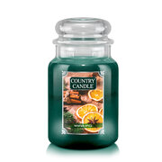 Country Candle Winter Spice velika mirisna svijeća s 2 fitilja (737 g)