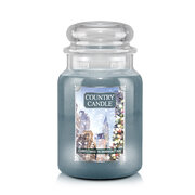 Country Candle Christmas in Manhattan velika mirisna svijeća s 2 fitilja (737 g)