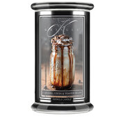 Kringle Candle Reserve Caramel, Cocoa & Toasted Fluff velika mirisna svijeća s 2 fitilja (624 g)
