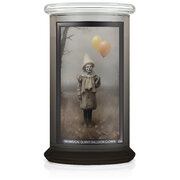 Kringle Candle Halloween Print Based Whimsical Quirky Balloon Clown mirisna svijeća velika 2 fitilja (624 g)