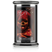 Kringle Candle Halloween Dreadful Dolly velika mirisna svijeća s 2 fitilja (624 g)