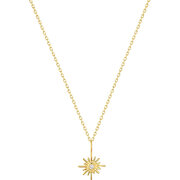 ANIA HAIE NAU001-08YG Sunburst Ladies Necklace Gold 14K, adjustable