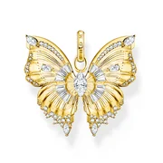 Thomas Sabo PE984-414-14 Anhänger butterfly mit Steinen vergoldet Damen