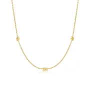 ANIA HAIE N038-02G Smooth Twist Ladies Necklace, adjustable