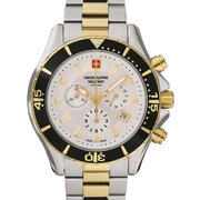 Swiss Alpine Military 7040.9142 Chronograph Mens Watch 46mm 10ATM