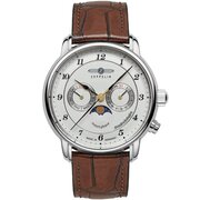 Zeppelin 8536-1 Mens Watch Friedrichshafen Moon Phase 40mm 5ATM 