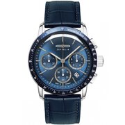 Zeppelin 8878-3 Mens Watch New York Chronograph 43mm 5ATM 