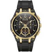 Bulova 98A328 Curv Carbon Gold