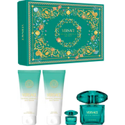 Versace Crystal Emerald Poklon set, Eau de parfum 90ml + Eau de parfum 5ml + Body lotion 100ml + Shower gel 100ml