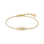 Thomas Sabo A2221-414-14-L19V Bracelet with sparkling zirconia Gold-plated