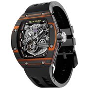 Tsar Bomba TB8218CF-BlackOrange Mens Watch Atomic Twin Interchangeable Automatic Watch 45mm 10ATM 