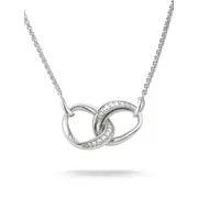 Thomas Sabo KE2380-051-14-L45V Necklace Together with White Cubic Zirconia for Women, Adjustable