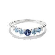 Thomas Sabo TR2551-166-1-54 Ring with Blue Stones for Women