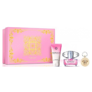 Versace Bright Crystal Poklon set, Toaletna voda 90ml + mlijeko za tijelo 100ml + privjesak za ključeve