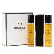Chanel No.5 Eau de Parfum, 3x20ml (1x punjiva + 2x refil)