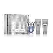 Paco Rabanne Invictus Poklon set, Toaletna voda 100ml + balzam nakon brijanja 100ml + gel za tuširanje 100ml