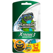 Jednokratni brijač za muškarce Wilkinson Xtreme3 Sensitive 4 kom