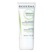 Hidratantna umirujuća krema za kožu isušenu i nadraženu tretmanom akni Sébium Sensitiv e (Soothing Anti-Blemish Care) 30 ml
