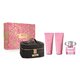 Versace Bright Crystal Poklon set, Toaletna voda 90ml + mlijeko za tijelo 100ml + gel za tuširanje 100 ml + torbica