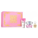 Versace Bright Crystal Poklon set, Toaletna voda 90ml + mlijeko za tijelo 100ml + privjesak za ključeve