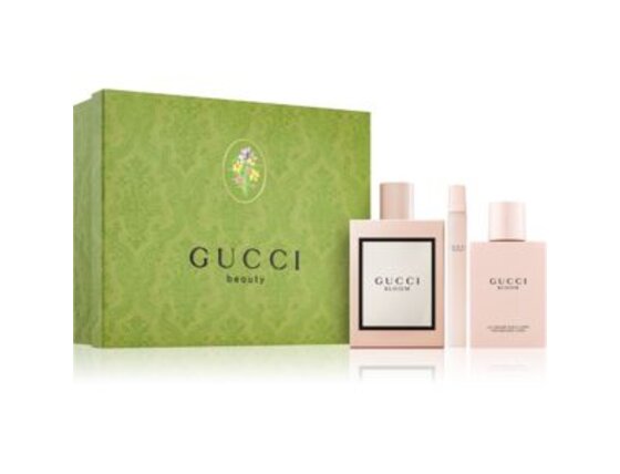 Gucci bloom darčeková sada, parfémovaná voda 100ml + telové mlieko 100ml + parfémovaná voda 10ml - Gucci Bloom edp 100ml set