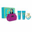 Minijatura: Versace pour femme dylan turquoise  darčeková sada, toaletná voda 100ml + telové mlieko 100ml + sprchový gél 100ml + kozmetická taška - Versace Pour Femme Dylan Turquoise edt 100ml set